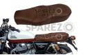 Royal Enfield GT Continental and Interceptor 650 Genuine Leather Dual Seat Brown - SPAREZO